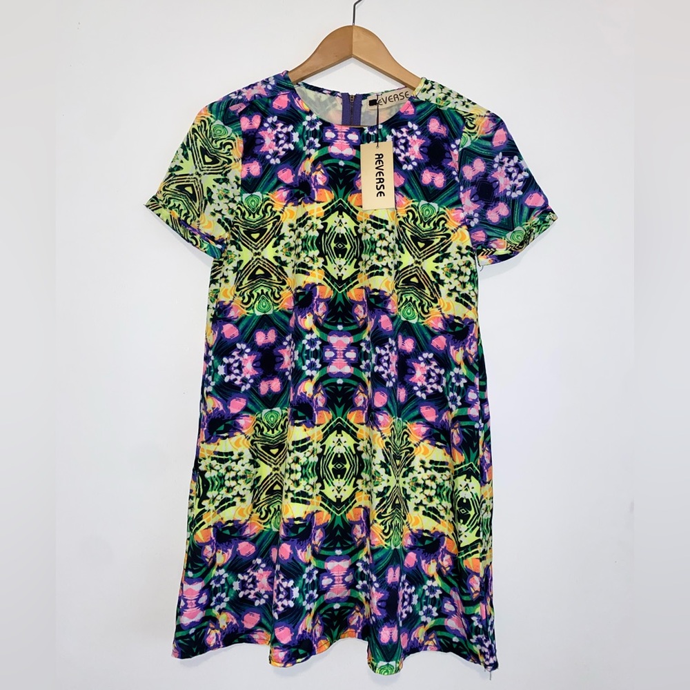 Neon Vibes T-shirt Dress
